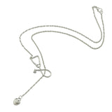 Minimalist Jewelry Trendy Gold Silver Stethoscope Heart Pendant Y shape Necklace-6