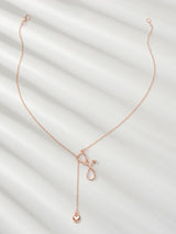 Minimalist Jewelry Trendy Gold Silver Stethoscope Heart Pendant Y shape Necklace-1