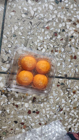 Laddoo Shape Candle Pack of 8
