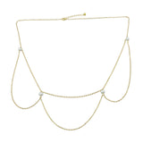 AU Local Multilayer Body Belly Jewellery Adjustable Waist Chain Pearl Body Chain-1